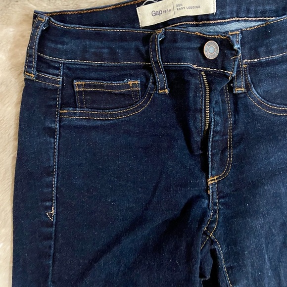 *BOGO* Gap 25R Dark Jean Easy Leggings - Picture 3 of 5